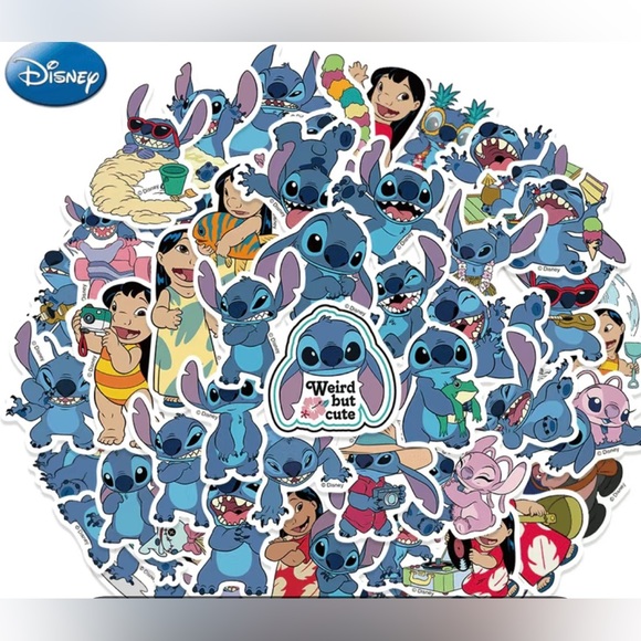 Disney Other - NIP 50pc Disney Officially Licensed Lilo & Stitch Stickers